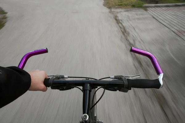 Скорость велосипеда — стоковое фото