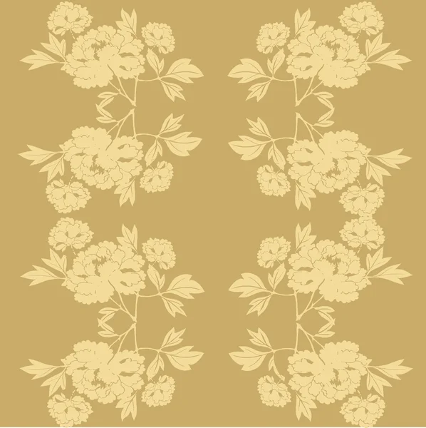 Vanilla flowers on cappucino background — Stock Photo, Image