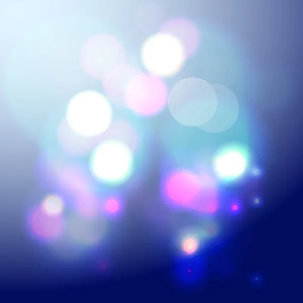 きらびやかなライト 4 抽象的なブルーの背景 — ストック写真