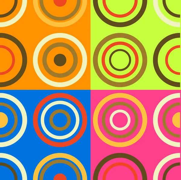 Bakgrund med nya cirklar mönster — Stockfoto
