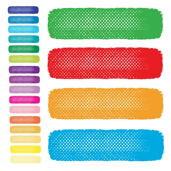 Grunge bannières avec des couleurs rétro — Photo