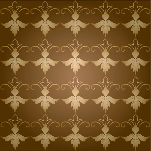 Vintage marrón patrón de fondo — Foto de Stock