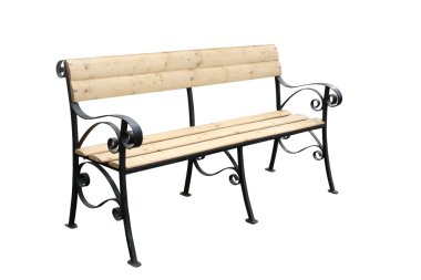 Wooden bench clipart