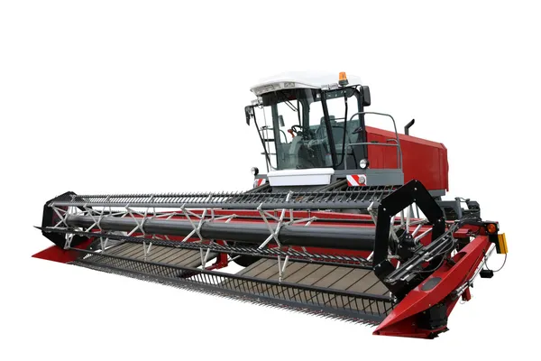 Red modern combine — Stock Photo, Image