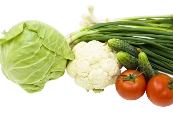 Vegetables on a white background — Stock Photo, Image