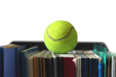 Ball for laun-tennis clipart