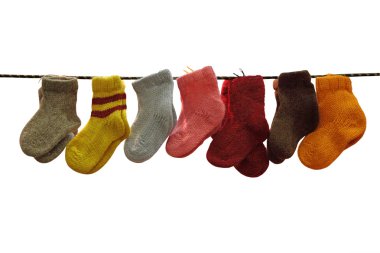 Woollen socks clipart