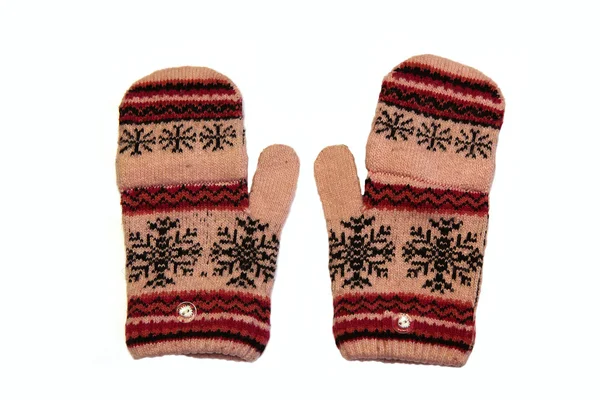 stock image Knitted gloves