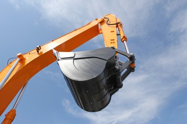 Excavator bucket clipart