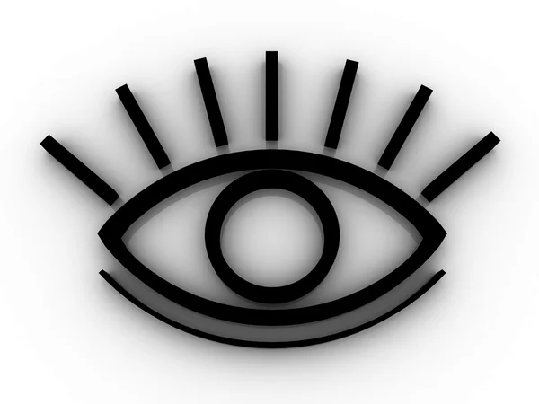 L'occhio stilizzato — Foto Stock