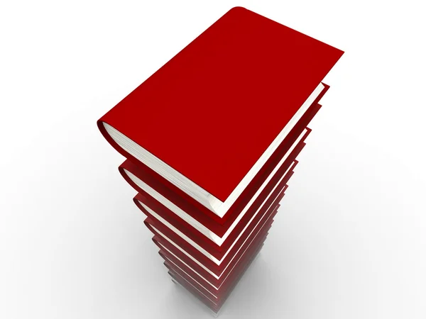 Livro 3D — Fotografia de Stock