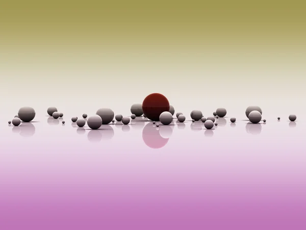 Abstract pattern from balls — Stock Photo, Image