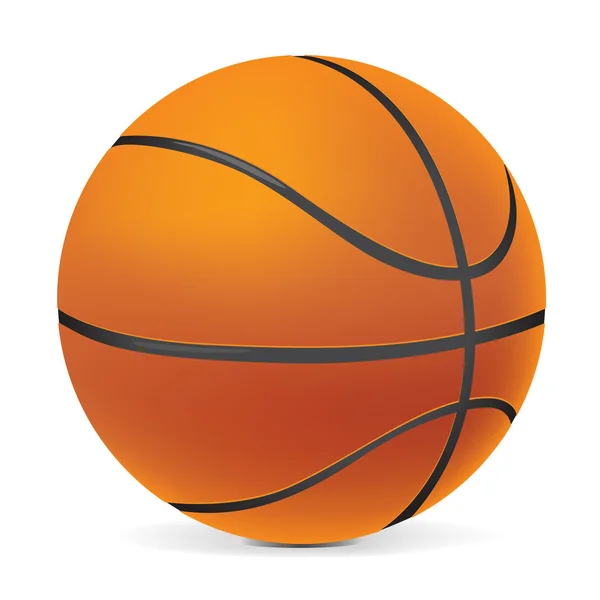 Pelota de baloncesto — Vector de stock