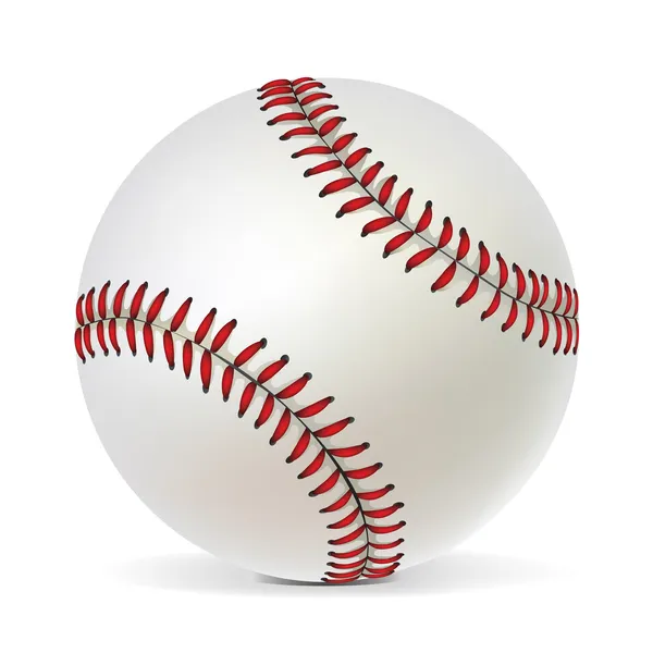 Bola de beisebol — Vetor de Stock