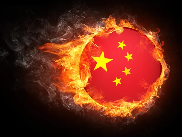 stock image China Flag