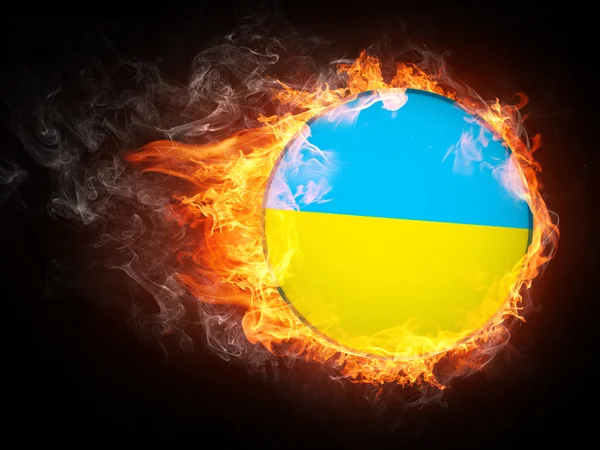 Σημαία της Ουκρανίας — Φωτογραφία Αρχείου