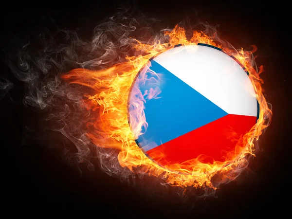 Stock image Czech Republic Flag