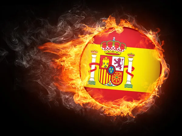 Флаг Испании — стоковое фото