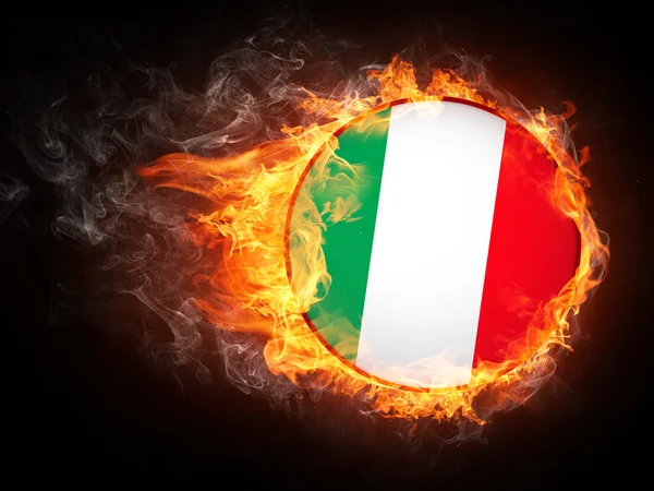 Italia bandiera — Foto Stock