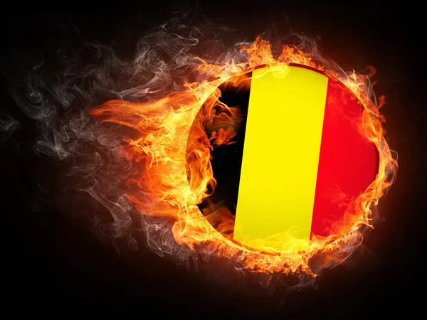 Bandeira Bélgica — Fotografia de Stock