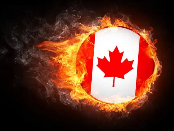 Kanada-Fahne — Stockfoto