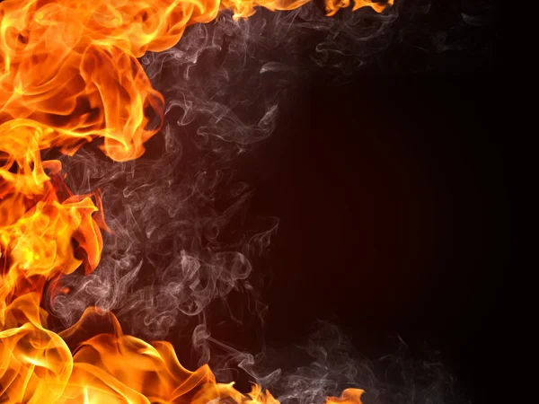 Fire Background — Stock Photo, Image