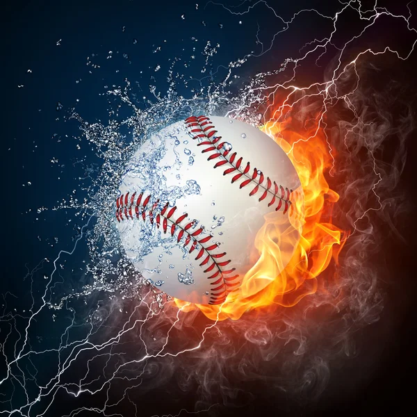 Balle de baseball — Photo
