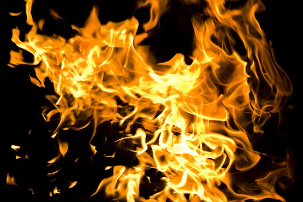 Eld lågor — Stockfoto