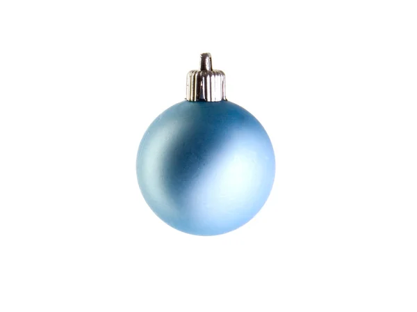 Palla di Natale blu — Foto Stock