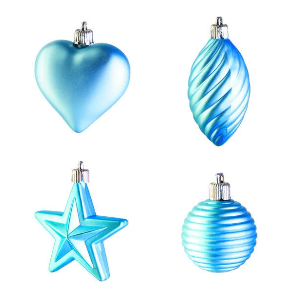 Kék karácsonyi dekoráció — Stock Fotó