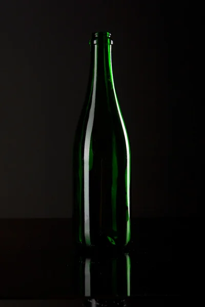 Prázdná láhev šampaňského — Stock fotografie