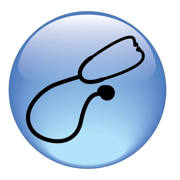Doctor or physicians stethoscope — Stock Photo, Image