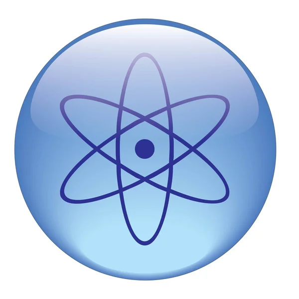 Strahlungssymbol auf weißem Hintergrund — Stockfoto