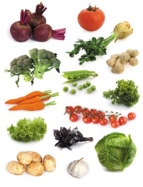 Set of vegetables clipart