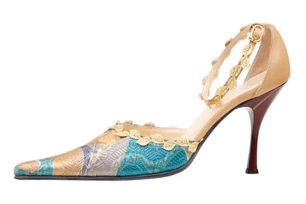 Modellen kvinnligt skor med klack, isolerade — Stockfoto