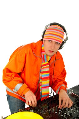 Portrait deejay clipart