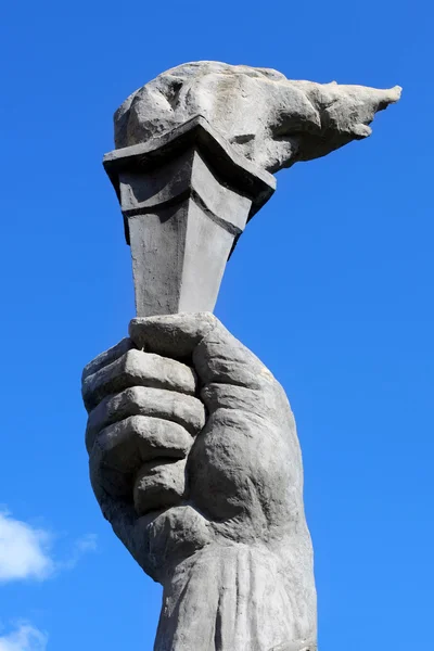 Статуя руку — стокове фото