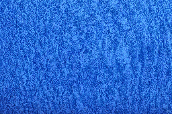 Serviette de bain bleue — Photo