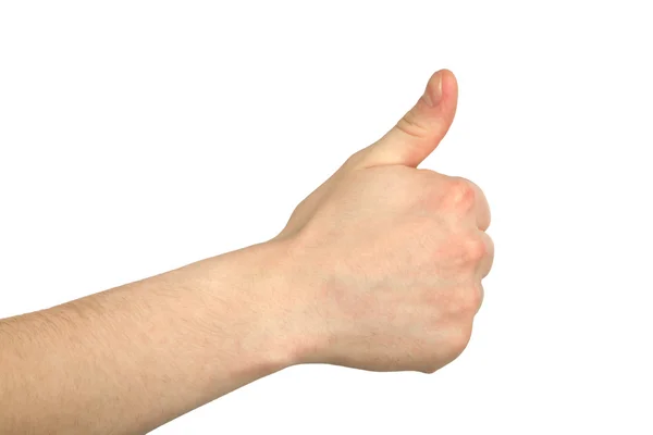 Man's hand gesture — Stock Photo, Image