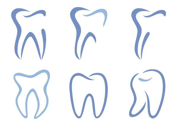 Dents vectorielles — Image vectorielle