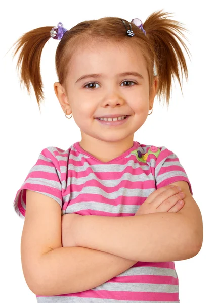 Pequena garota engraçada — Fotografia de Stock