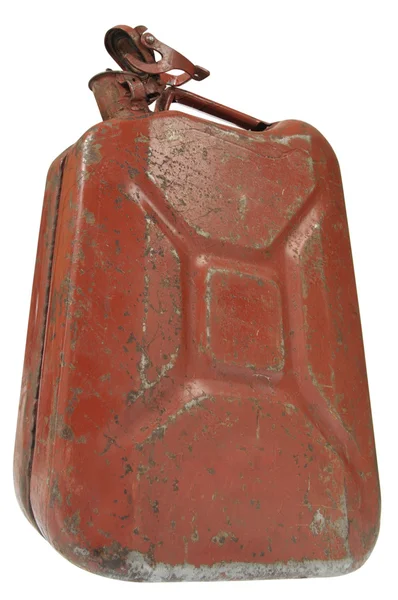 Open Rusty Gas Can — Stock Photo, Image
