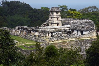 Panorama of Palenque clipart