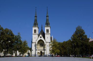 Church of saint Svatopluk in Ostrava, Czech Republic clipart