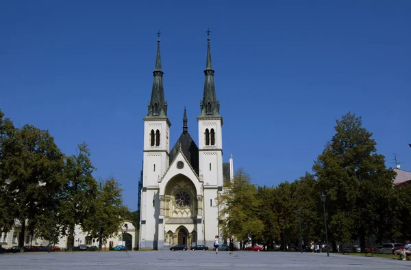 教会的圣 svatopluk 在俄斯特拉发，捷克共和国 — 图库照片