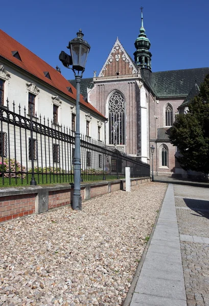 Строительство монастыря на площади Менделя в Брно, Чехия — стоковое фото