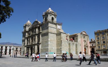 Church in Oaxaca, Mexico clipart