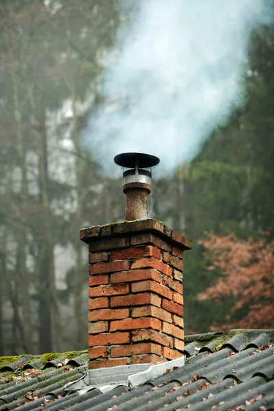 Chimney of house — Stock Photo, Image