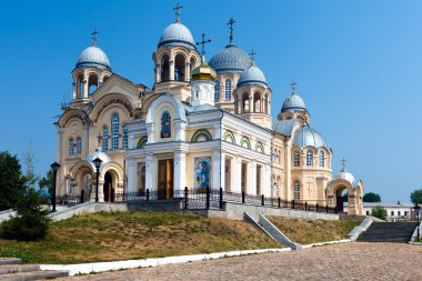 Verhoturie.Man's Piously-Nikolaev monastery 1 clipart