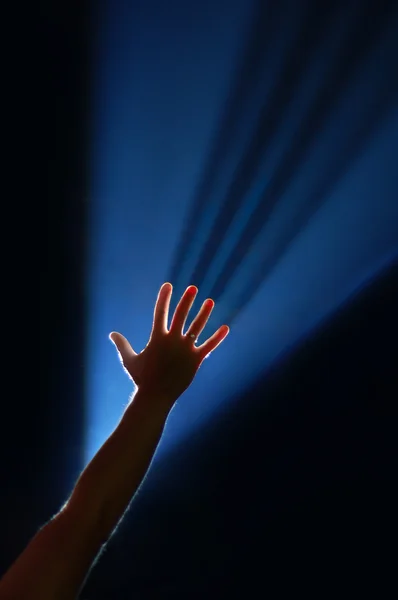Arm in light — Stock Photo, Image